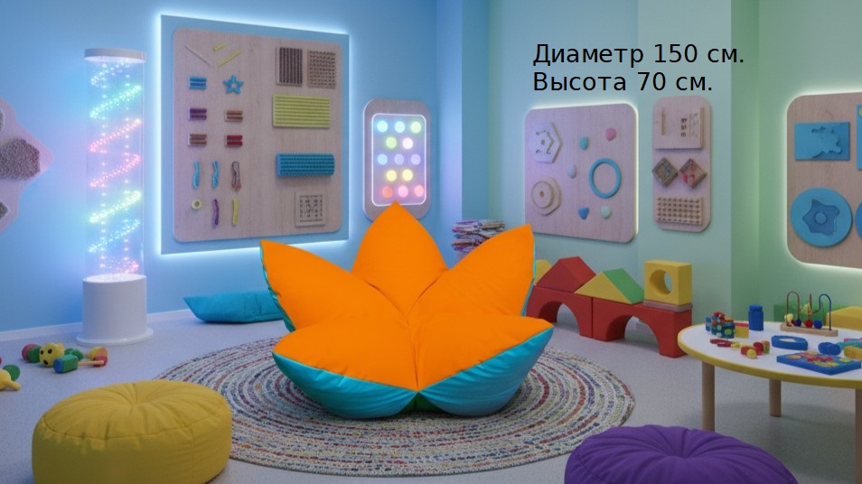 Пуф "Цветок" фото 1