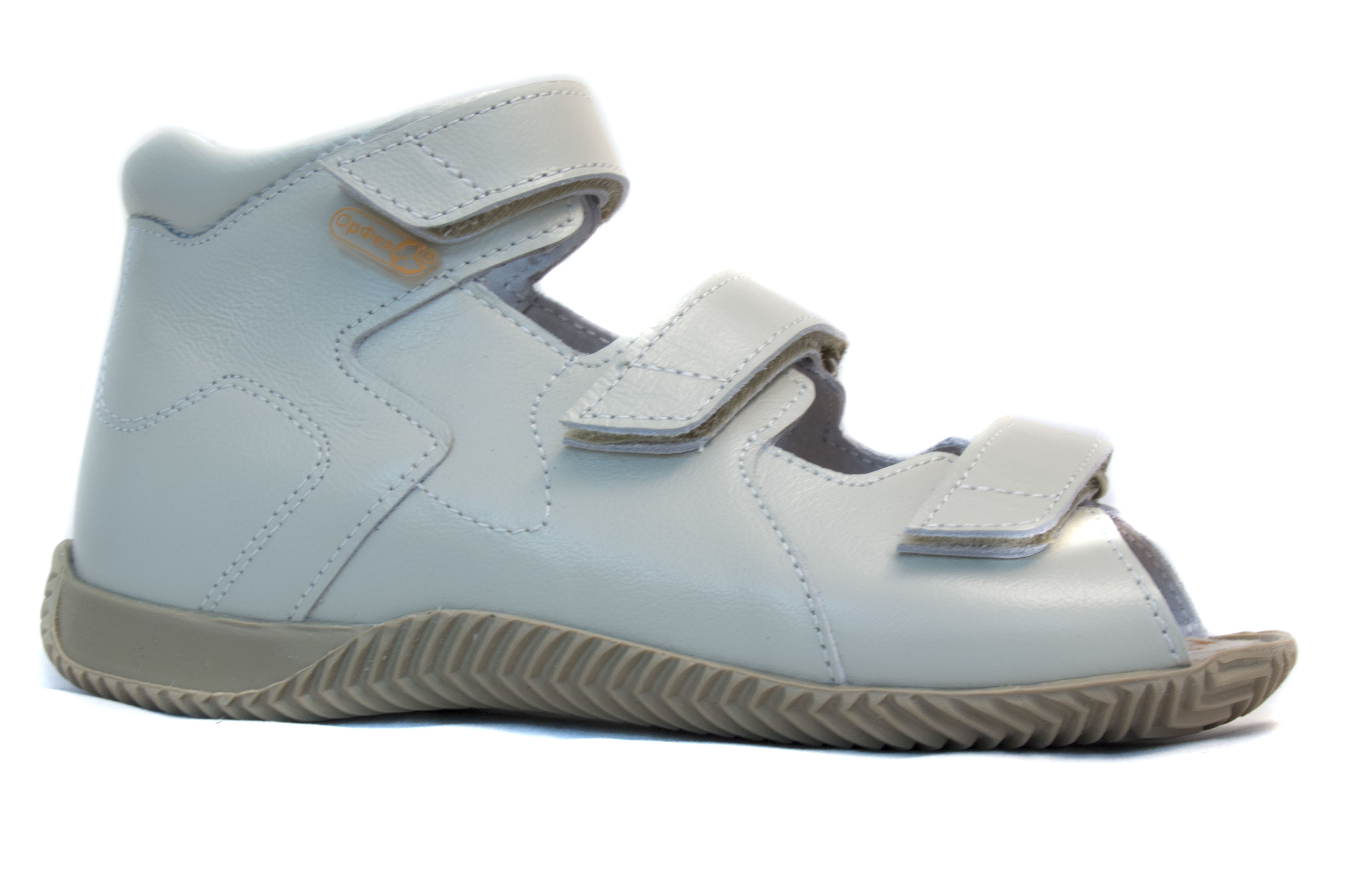 Сандалии ортопедические детские с открытым носом Орфея Б4-124-051-000-1 цвет молочный фото 2