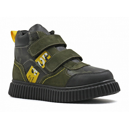 Обувь ортопедическая сложная на утеплённой подкладке ботинки осенние цв. хаки 27225-139-Х  фото 1