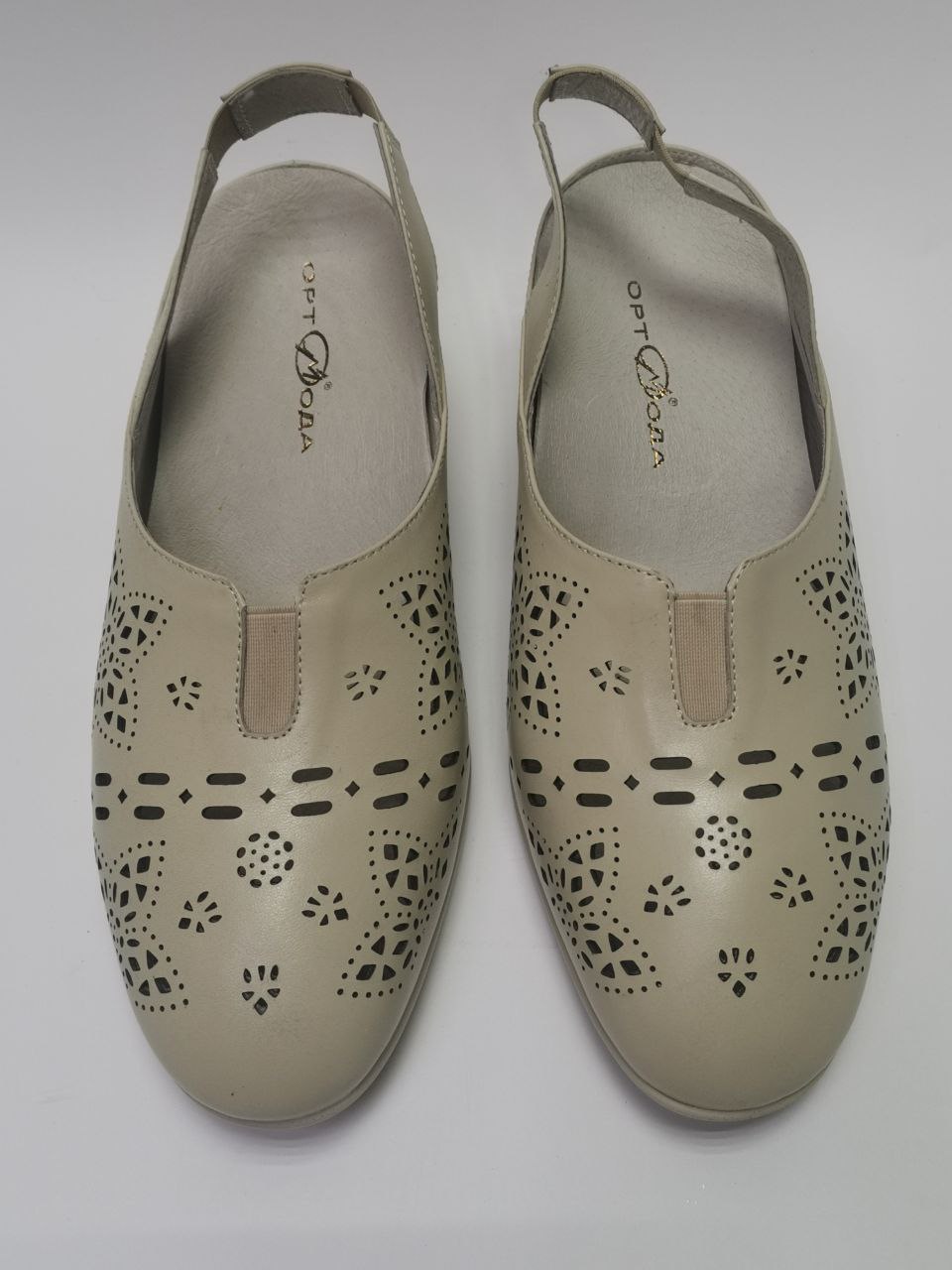 Босоножки женские цв.бежевый 8268 фото 6