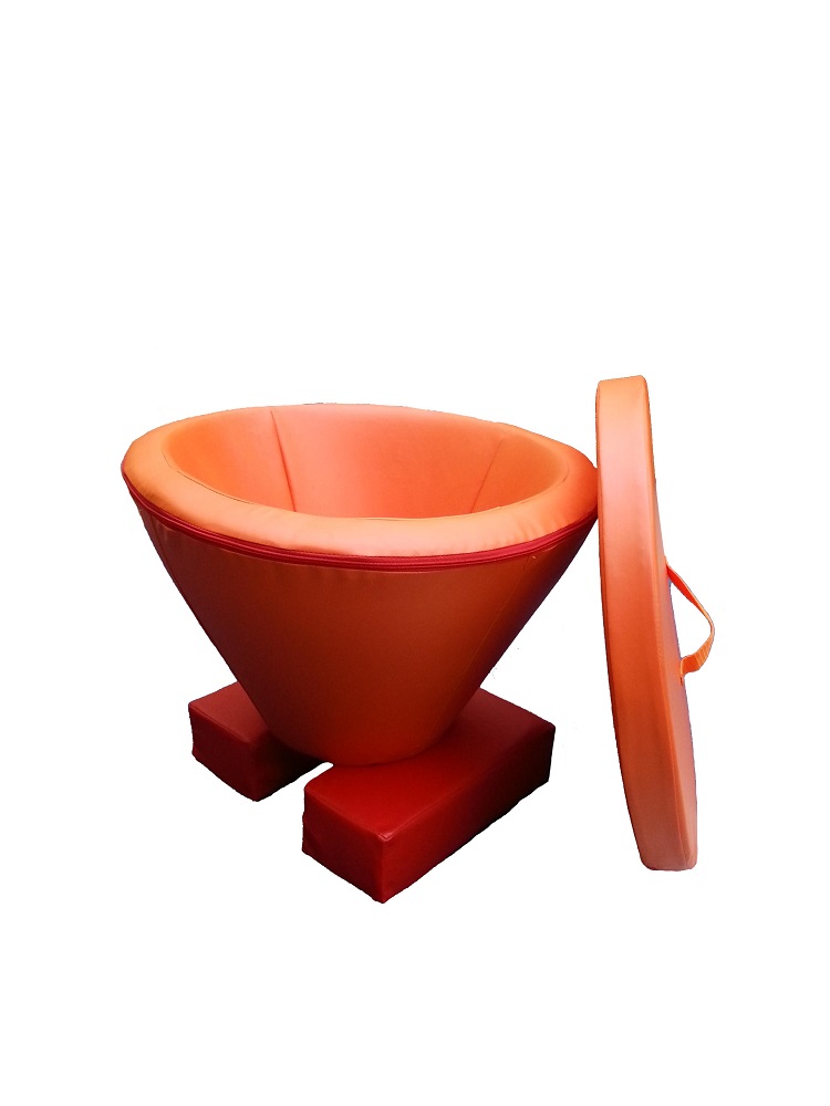 Казан c подставкой на ножках, диаметр 40см, высота 40см, с любым национальный орнаментом фото 1