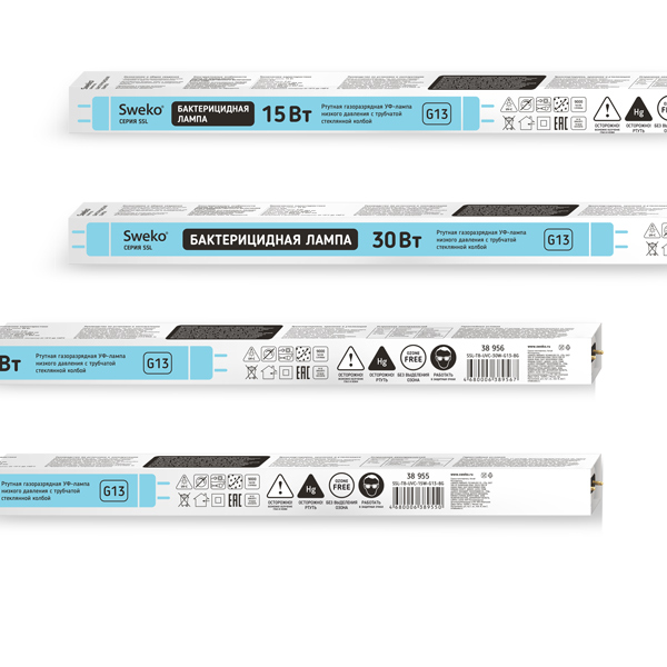 Лампа бактерицидная SSL-T8 15W фото 2