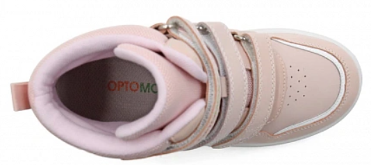 Ботинки ортопедические детские демисезонные Ортомода 42026-Х-603 бежевые с высоким берцем фото 2