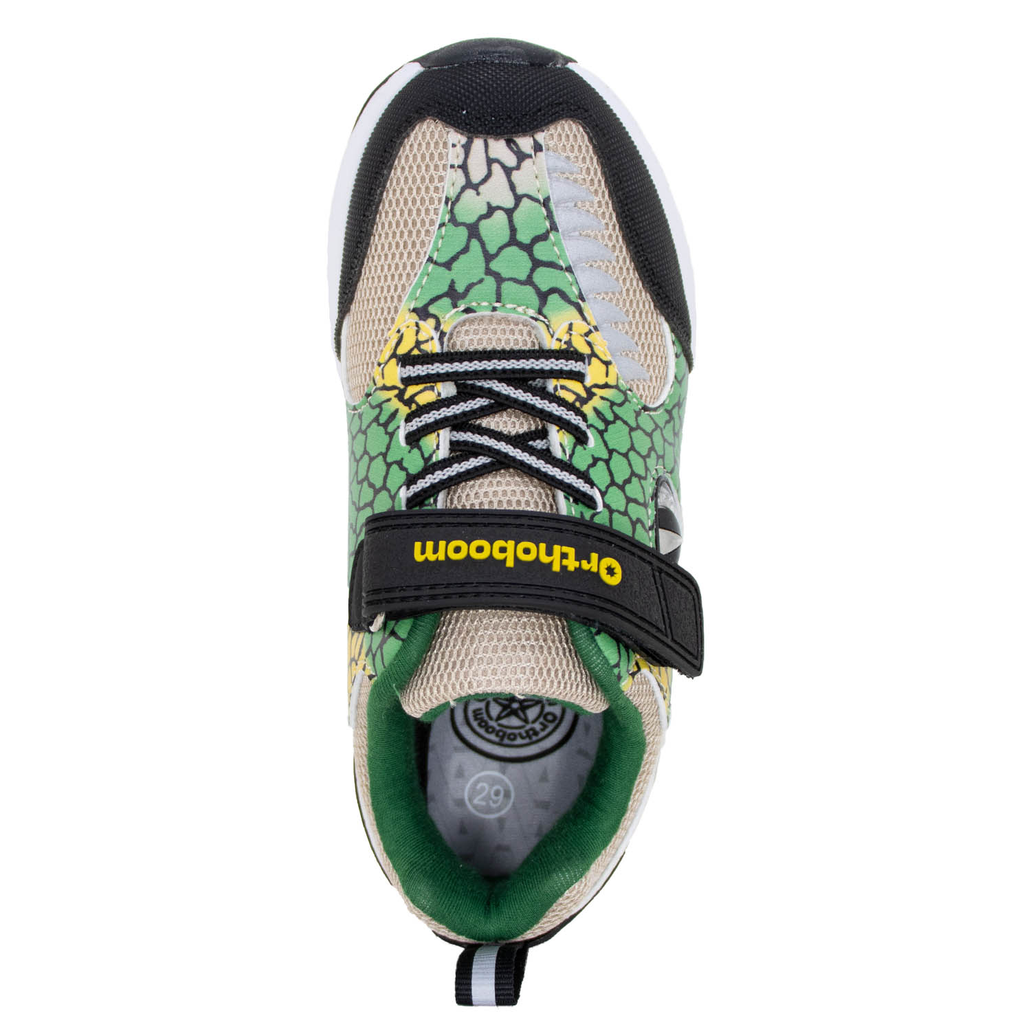 Детские ортопедические кроссовки Orthoboom 33223-23 зеленый кайман фото 5