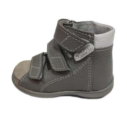 Сандалии ортопедические детские с открытым носом Орфея Б1-131-037-015-1 кожаные с жестким задником фото 2