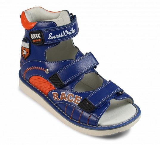 Сандалии детские ортопед. с открытым  носом на мальчика  15-321М  фото 1